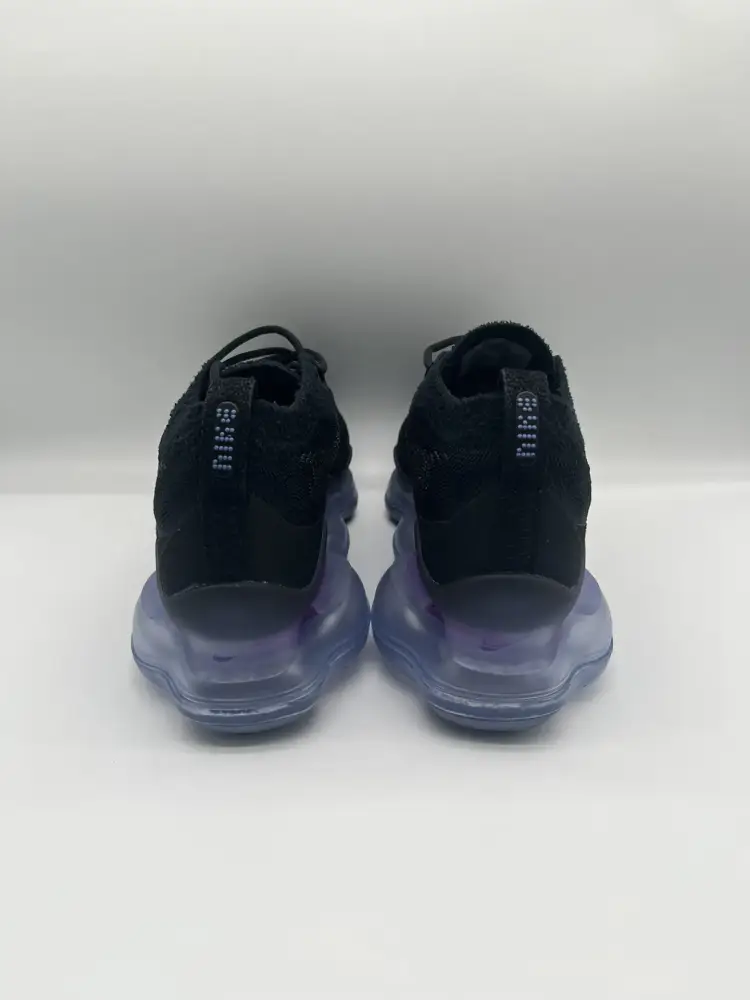 Nike Air Max Scorpion Flyknit Black Purple Low Top Nikes Durable 1414  AAFE40
