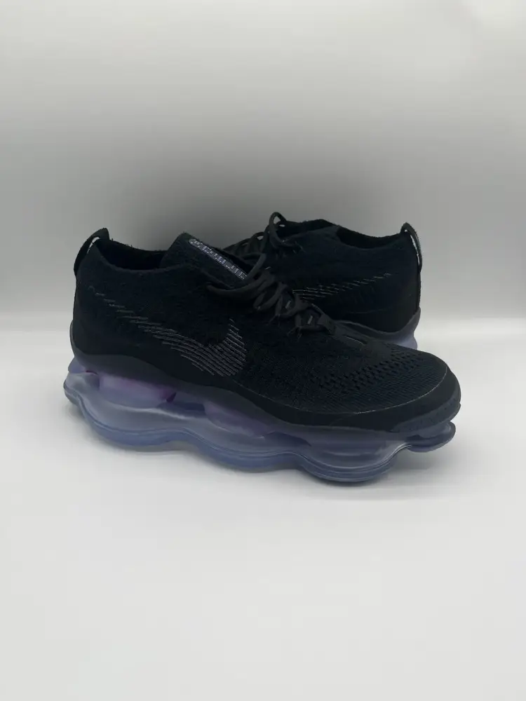 Nike Air Max Scorpion Flyknit Black Purple Low Top Nikes Durable 1414  AAFE40