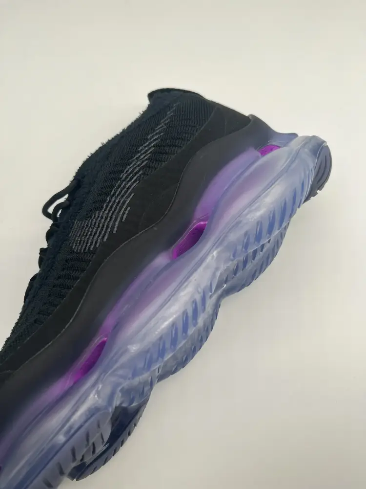 Nike Air Max Scorpion Flyknit Black Purple Low Top Nikes Durable 1414 