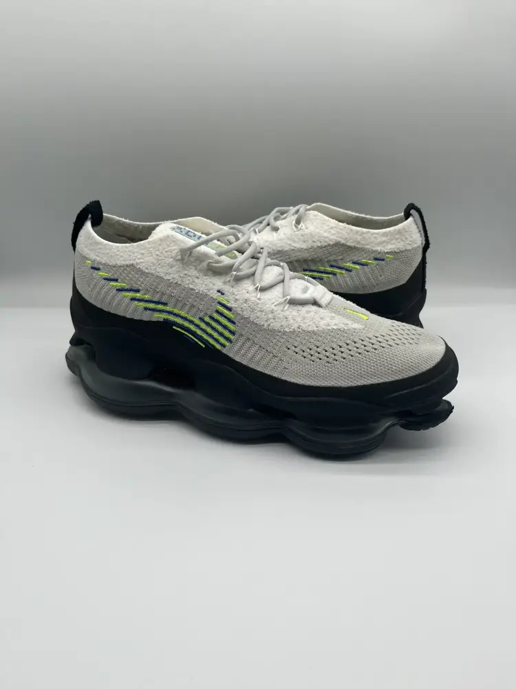 Nike Air Max Scorpion Flyknit Black Purple Low Top Sneakers FreshLook 1412 