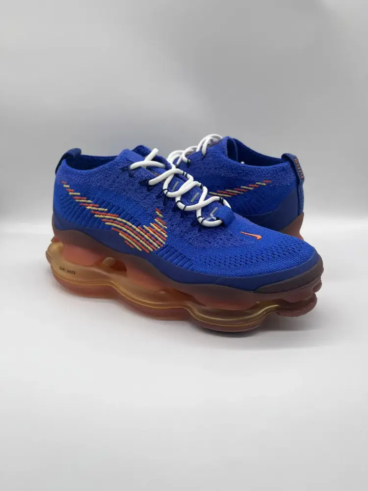 Durable Nike Air Max Scorpion Flyknit Blue Low Top – Sneakers 1401 