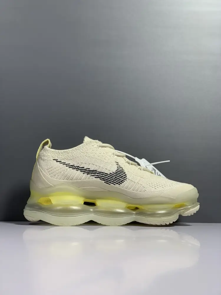 Chic Nike Air Max Scorpion Flyknit Cream White Low – Sneakers 1375 