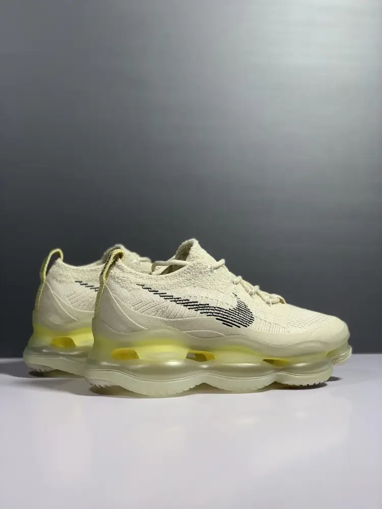 Chic Nike Air Max Scorpion Flyknit Cream White Low – Sneakers 1375 