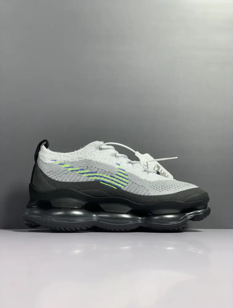 Modern Nike Air Max Scorpion Flyknit Grey White – Sneakers 1376  FBBCF193