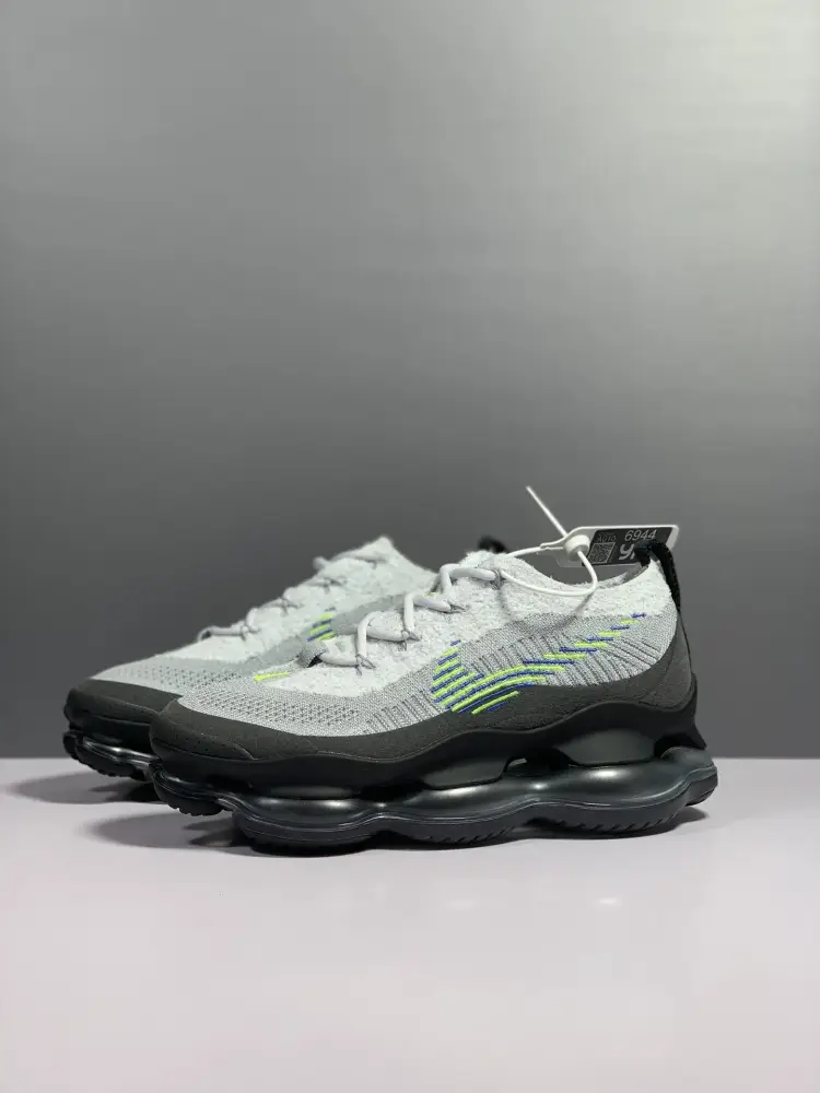 Modern Nike Air Max Scorpion Flyknit Grey White – Sneakers 1376  FBBCF193