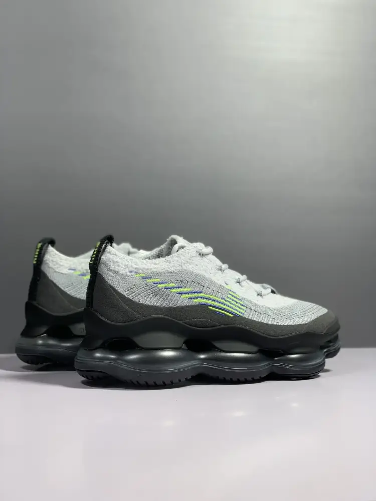 Modern Nike Air Max Scorpion Flyknit Grey White – Sneakers 1376 