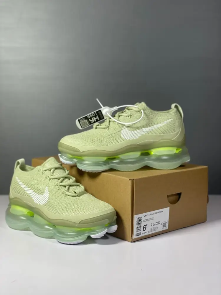 SportInspired Nike Air Max Scorpion Light Green Running – Nikes 1361 