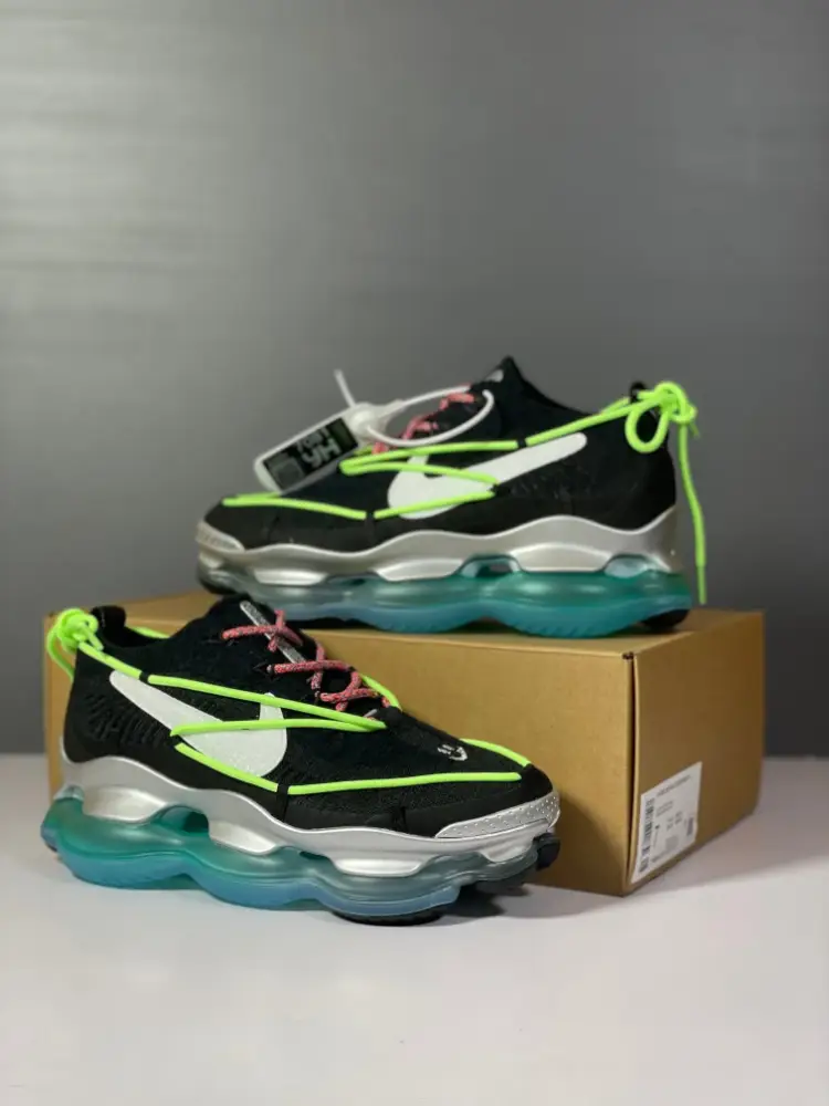 UrbanChic Nike Air Max Scorpion Running Black Silver Blue – High-Quality Sneakers 1398 