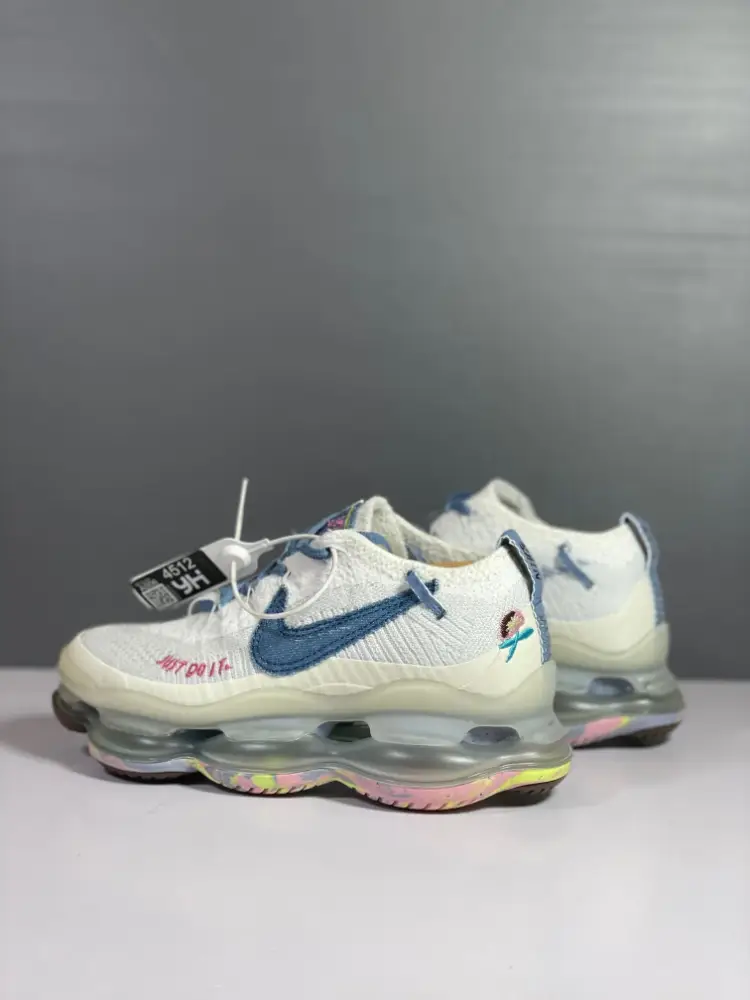 Comfortable Nike Air Max Scorpion White Green Sneakers Running 1399 