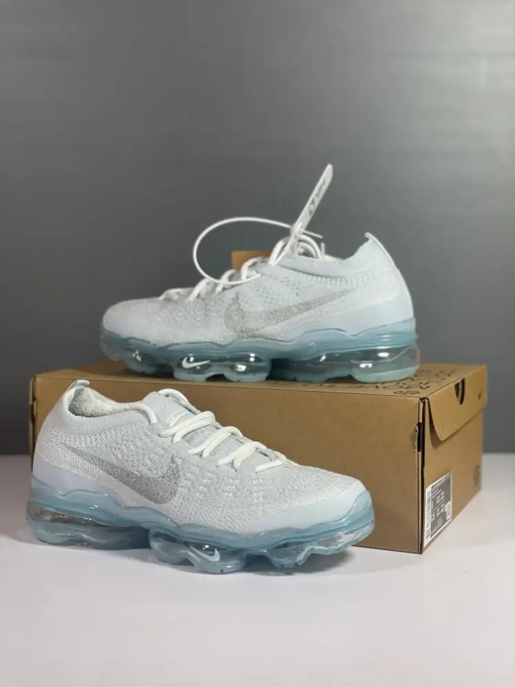 Nike Air VaporMax Flyknit DV1678 Grey White Low – Sneakers BestValue 1348 