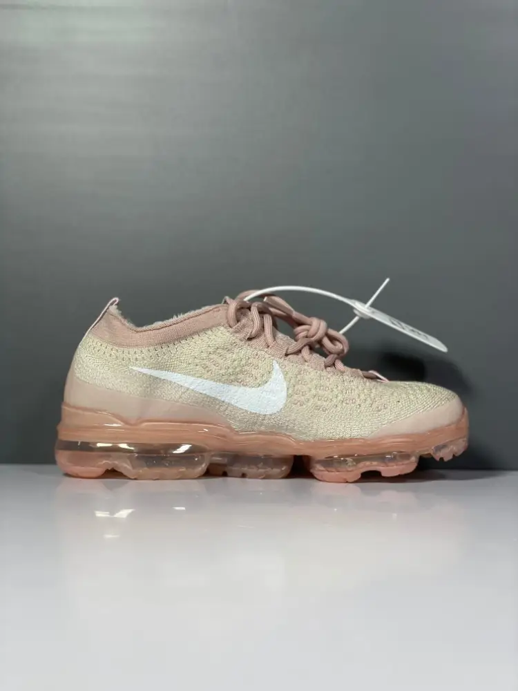 Stylish Nike Air VaporMax Flyknit Pink Beige Low – Sneakers 1354  ABBC300