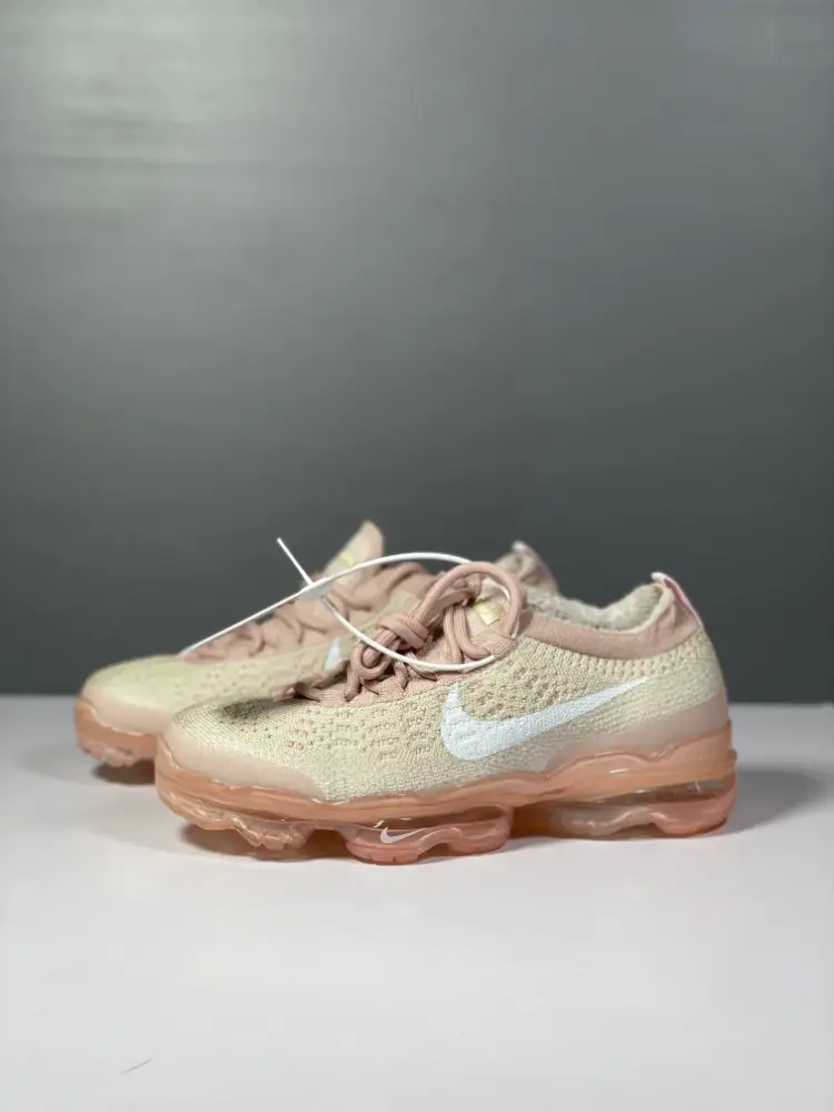 Stylish Nike Air VaporMax Flyknit Pink Beige Low – Sneakers 1354  ABBC300