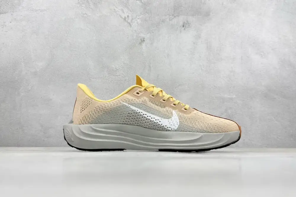 Nike Air Zoom Pegasus 35 Running – Beige Yellow, Flywire Design with Nike Style and Look Affordable 1448  AADB59