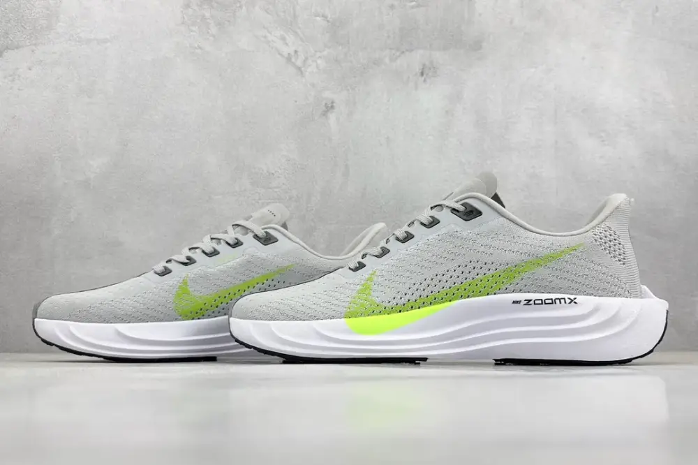 Nike Air Zoom Pegasus 35 Running – Grey White Neon Green, Engineered Mesh Design with Nike Style and Look SoftTouch 1449 