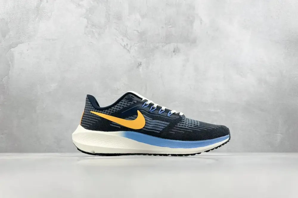FlexibleFit Nike Air Zoom Pegasus 39 Men's Running – Blue Orange White, Mesh Style, Nike , Footwear, DD9580- 1504 