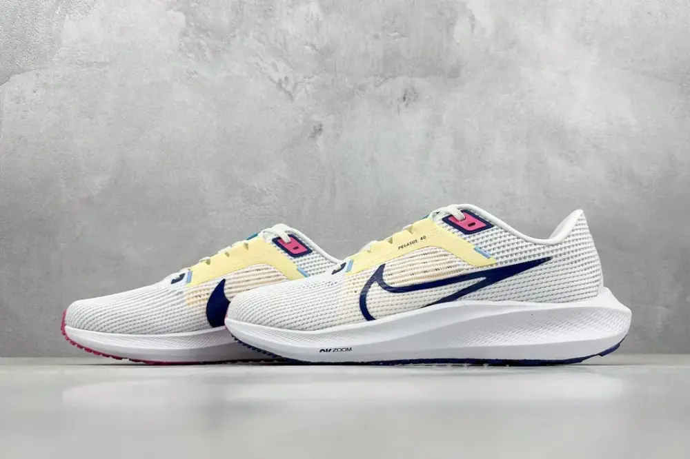 Nike Air Zoom Pegasus 40 Running – White Yellow Blue – Latest Pegasus Series with Nike Style Sophisticated 1477 
