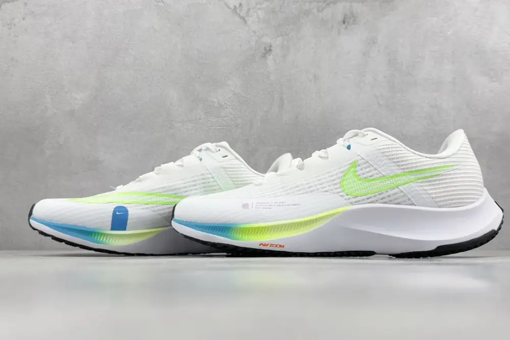 Nike Air Zoom Rival Fly 3 RS – White Neon Green Running for Men, Size 39-46, Premium Nike Efficient 1436 