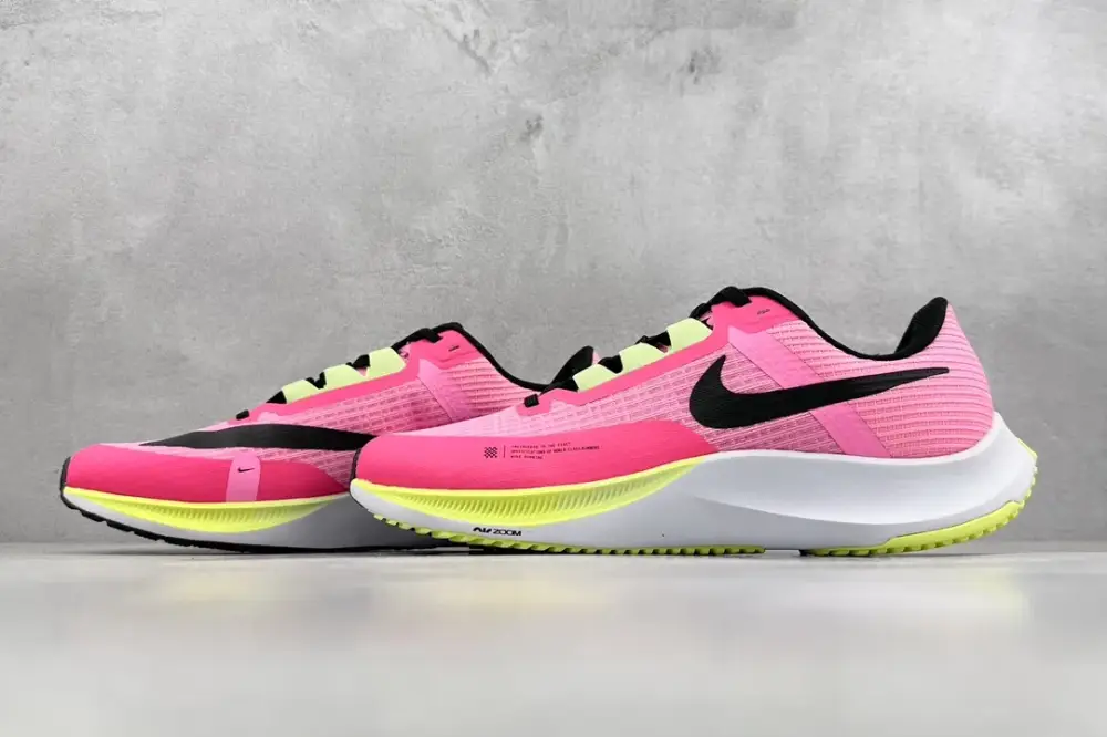 Nike Air Zoom Rival Fly 3 RS Running – Pink White Yellow, Training and Racing Style with Nike Design, Size 39- SmoothTexture 1444 