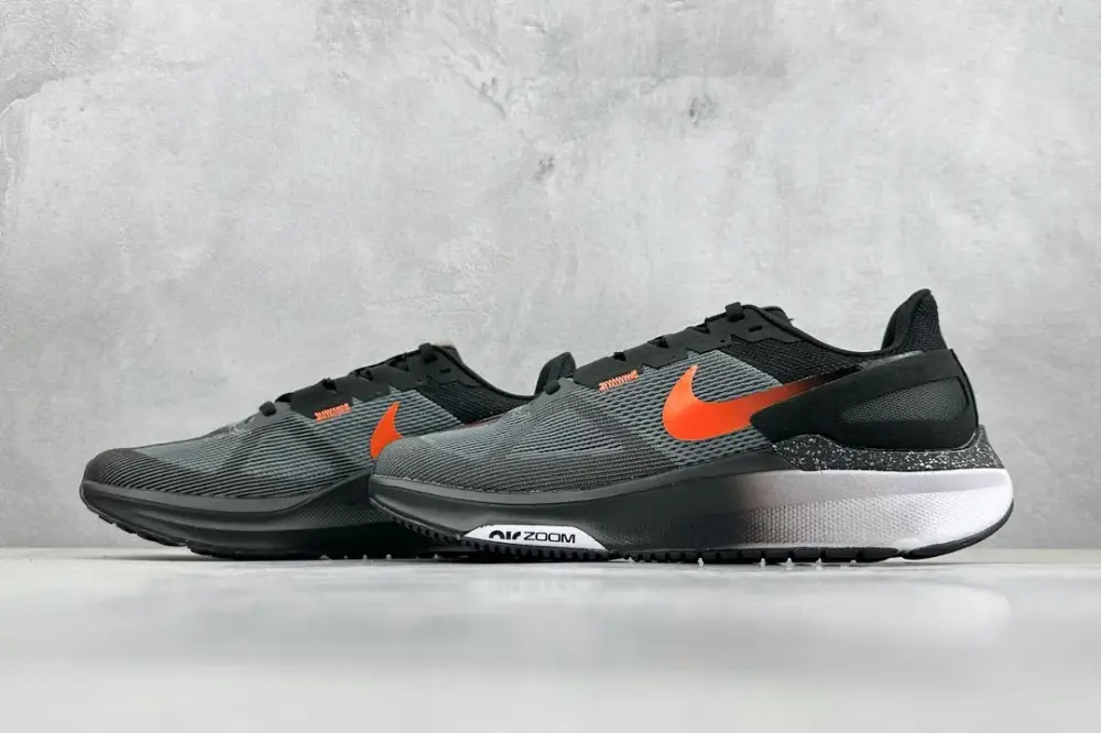 UrbanStyle Nike Air Zoom Structure 25 2024 – Black White, Cushioned Running for Men, Nike Replica, Multiple Sizes Available 1475 