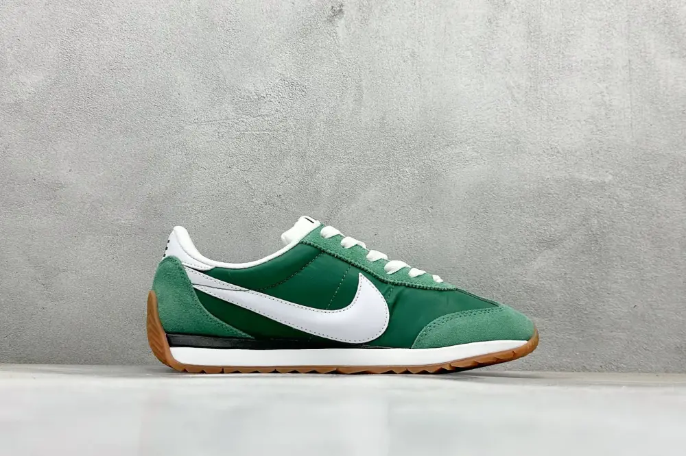 Nike Cortez Leather Green Practical 1518  ECCEC66
