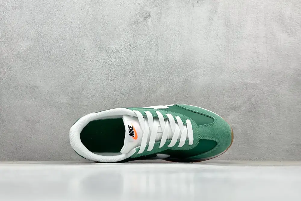 Nike Cortez Leather Green Practical 1518  ECCEC66