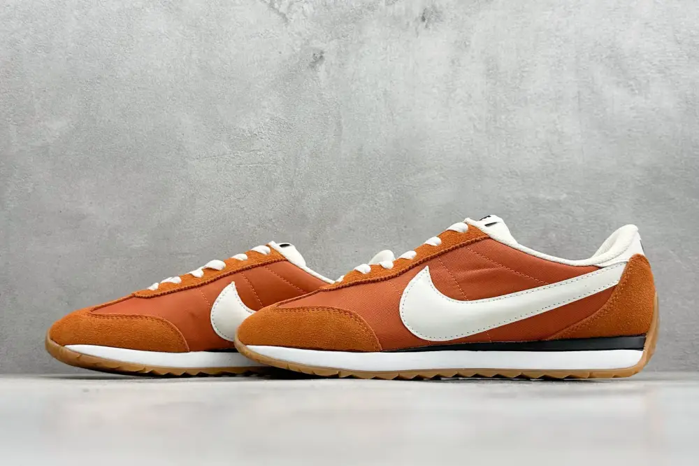 FastDry Nike Cortez Leather Orange White – Premium Sneakers 1516 