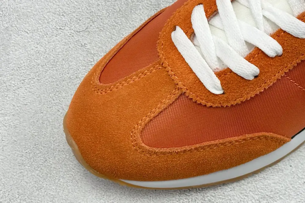 FastDry Nike Cortez Leather Orange White – Premium Sneakers 1516 