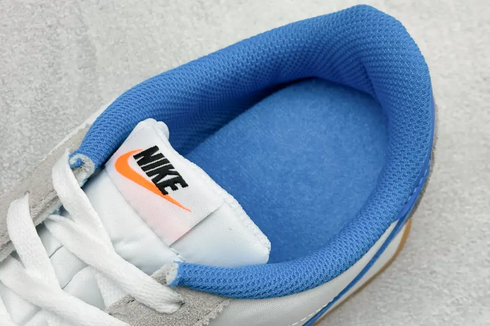 Nike Cortez Leather White Blue Shoe – Premium MoistureWicking 1519 
