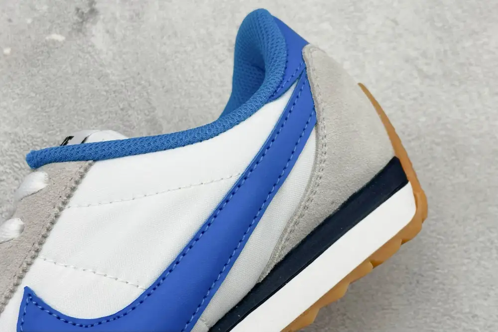 Nike Cortez Leather White Blue Shoe – Premium MoistureWicking 1519 