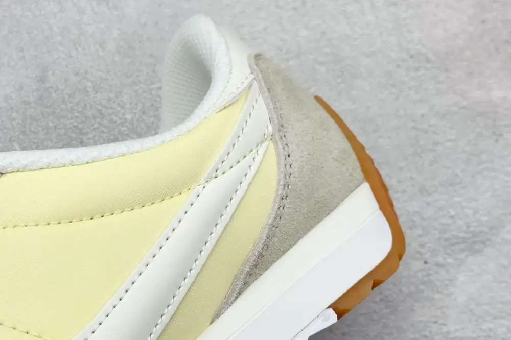 FreshLook Nike Cortez Leather Yellow White – Premium Sneakers 1523 
