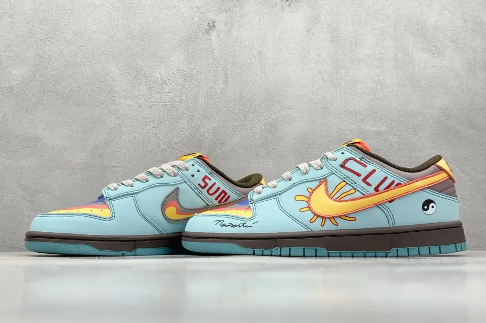 Nike Dunk Low Club 58 Blue Graphic – Nike SmoothTexture 1578 