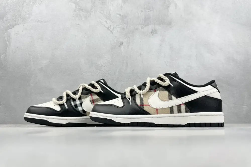 Nike Dunk Low Fire Scotland Plaid Black White – Nikes & Fake Nike Cozy 1601 