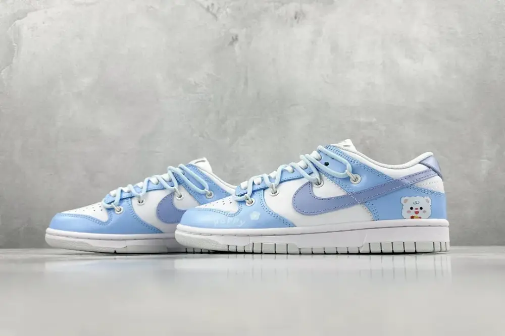 Unisex Nike Dunk Low Happy Little Lamb White Blue – Nikes & Fake Nike 1588 