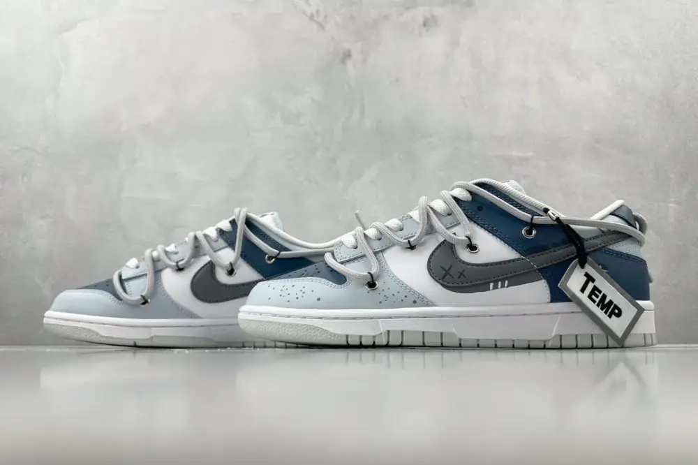 NewStyle Nike Dunk Low Neutral Grey Blue White – Nikes & Collection 1553 