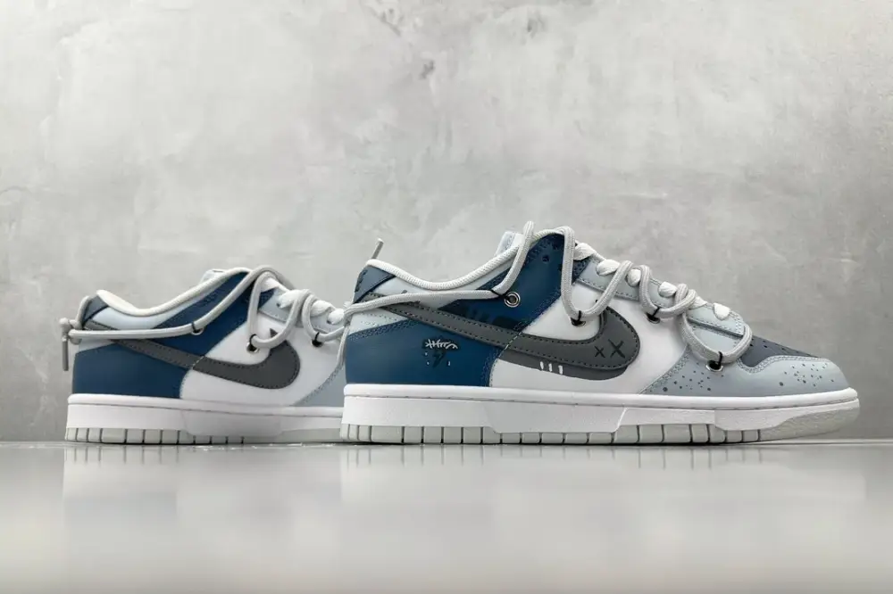NewStyle Nike Dunk Low Neutral Grey Blue White – Nikes & Collection 1553 