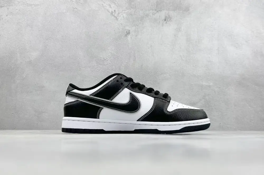 Seasonal Nike Dunk Low Panda RM2308 Black White 1555 