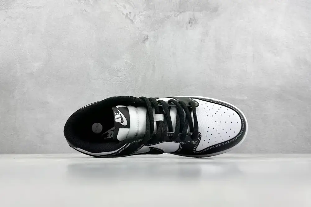 Seasonal Nike Dunk Low Panda RM2308 Black White 1555 