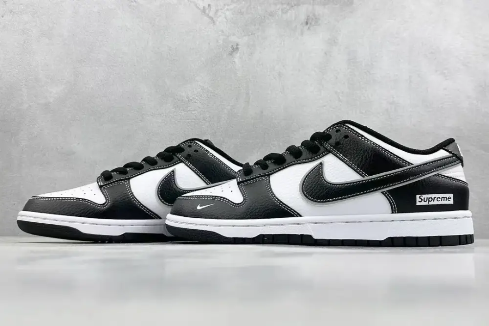 Seasonal Nike Dunk Low Panda RM2308 Black White 1555 