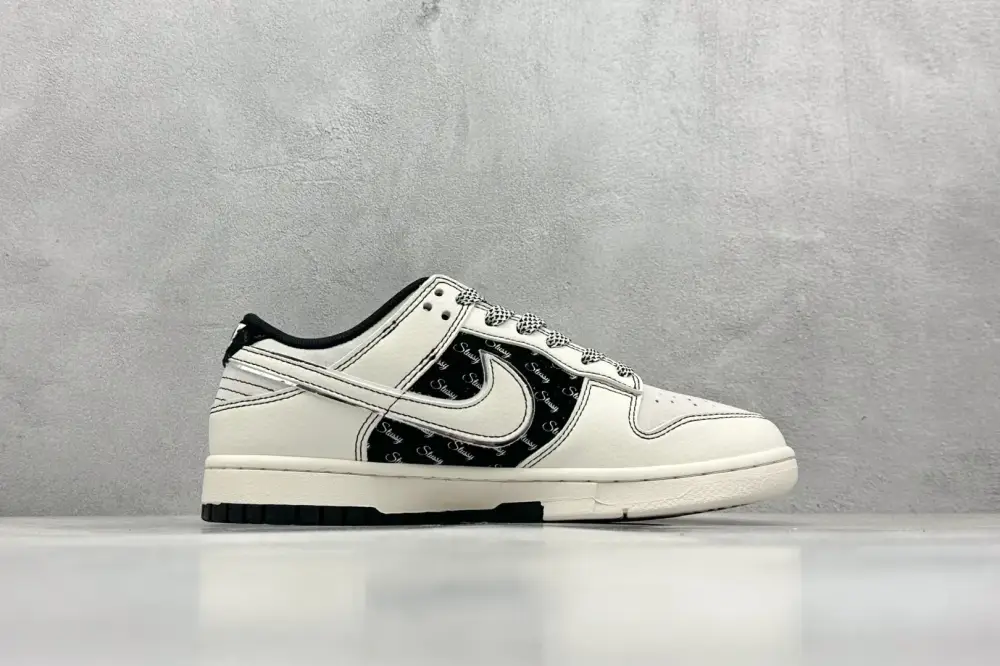 Breathable Nike Dunk Low Retro Stussy Black White – Nikes & Collection 1631  BAFF48