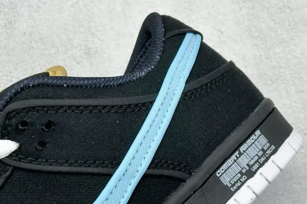 Nike SB Dunk Low Black Red Blue Canvas – Nikes & WrinkleFree 1569 