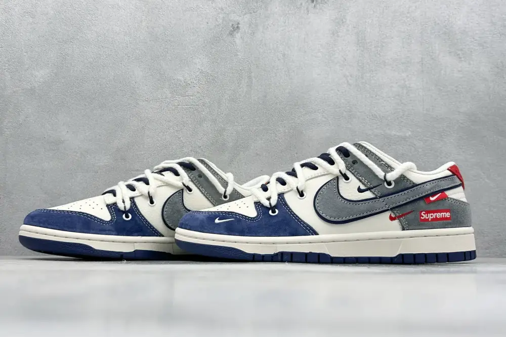 Flexible Nike SB Dunk Low Grey Blue Suede – Online 1645  BEDBF214