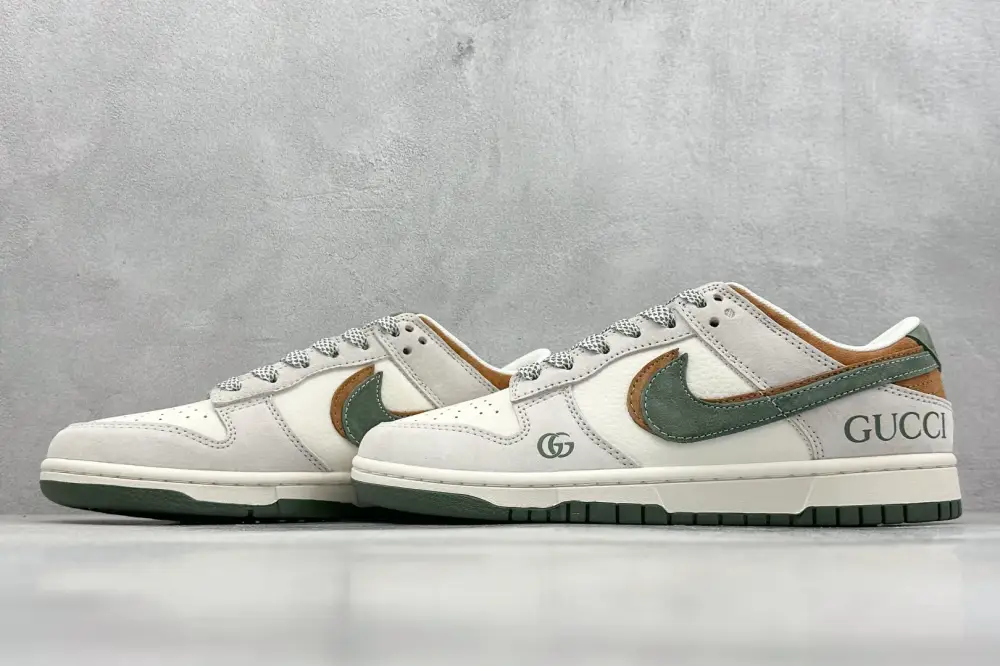 GoodFit Nike SB Dunk Low Gucci Brown Green Swoosh – Nikes 1641 