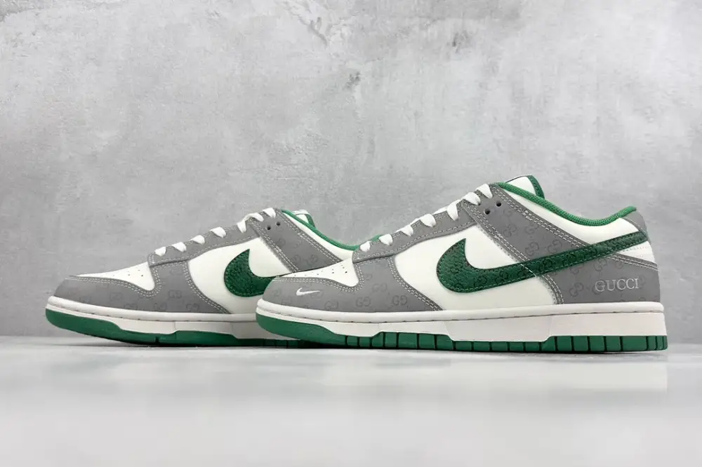 Nike SB Dunk Low Gucci Grey Green Swoosh – Nikes & Collection Sophisticated 1594 