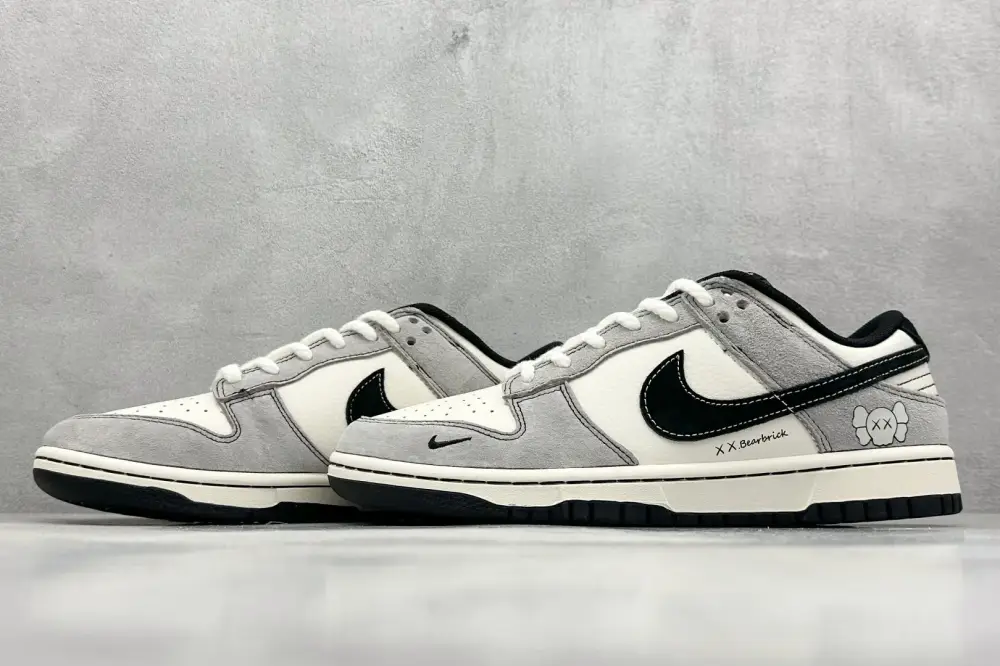 Nike SB Dunk Low KAWS Grey White Black Nike ZipUp 1630 