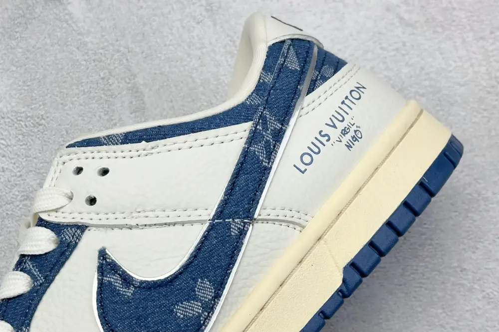 Flexible Nike SB Dunk Low LV Denim Blue Low Top Nike 1629 