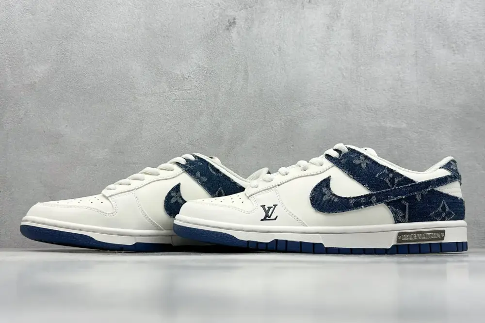 AllSeason Nike SB Dunk Low LV Denim White Blue – Nikes 1644 