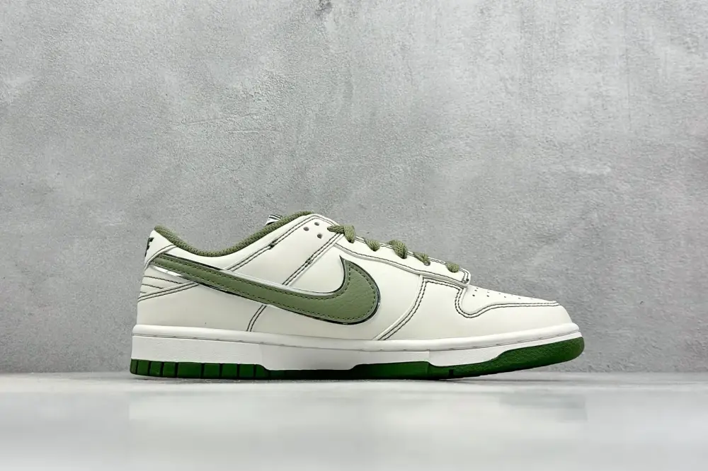Soft Nike SB Dunk Low Off-White Light Grey Green 1637 