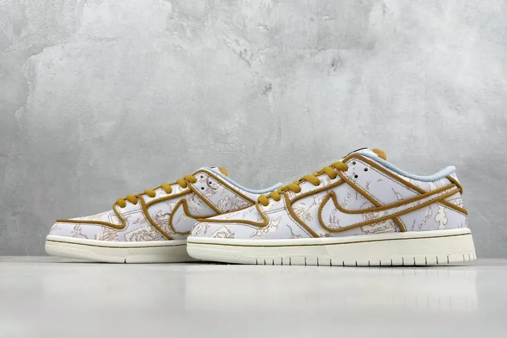 Nike SB Dunk Low Pastoral Print White – Nikes & Elegant 1580 
