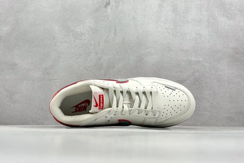 Nike SB Dunk Low SUP White Red Grey – Nikes FashionForward 1638 