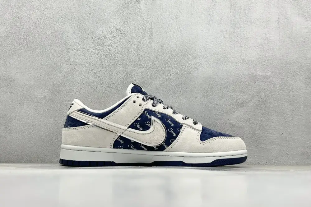 Nike SB Dunk Low Stussy Grey Blue Low – Nikes & Youthful 1572 